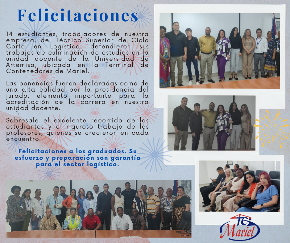 Graduación del Técnico Superior en Logística